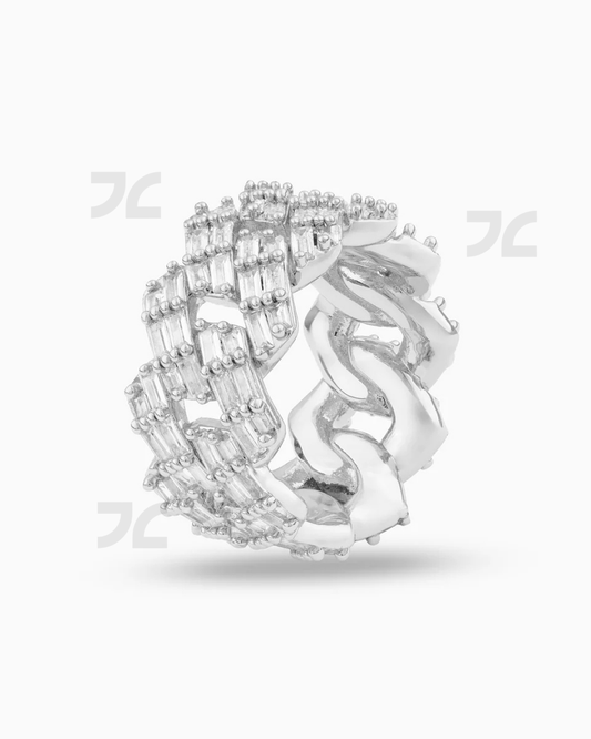Baguette Cuban Ring