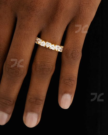 Heart Eternity Ring