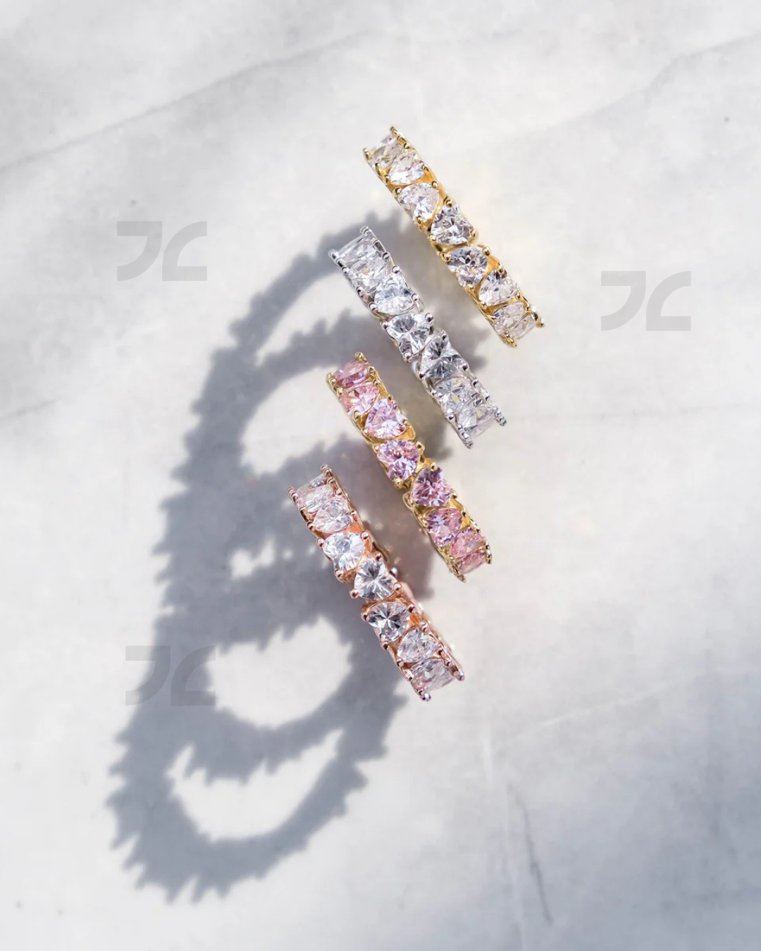Heart Eternity Ring