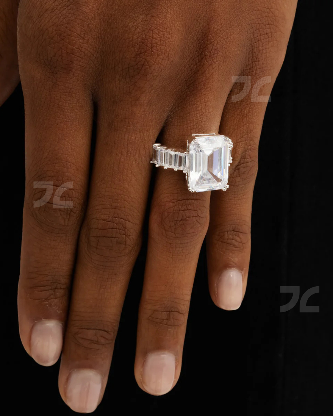 Emerald Cut Diamond Ring