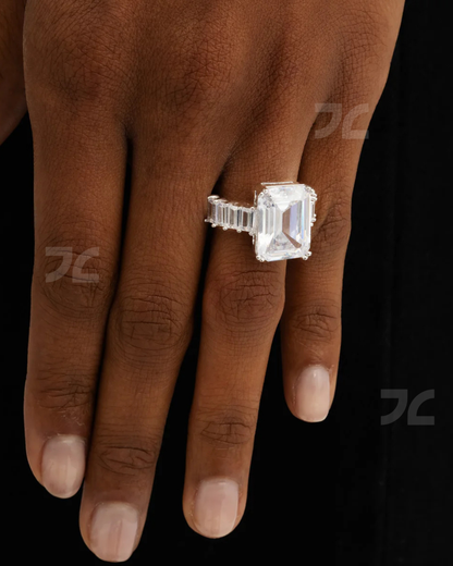Emerald Cut Diamond Ring