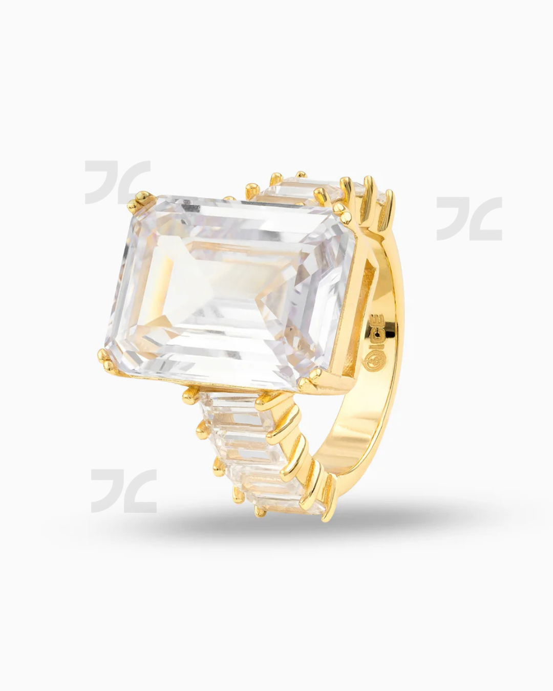 Emerald Cut Diamond Ring