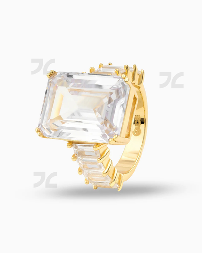 Emerald Cut Diamond Ring