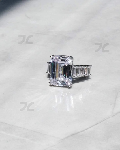 Emerald Cut Diamond Ring