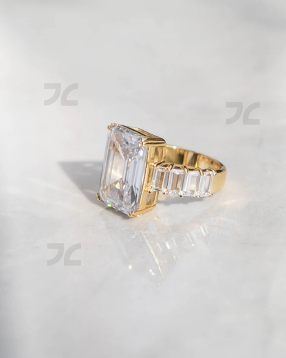 Emerald Cut Diamond Ring