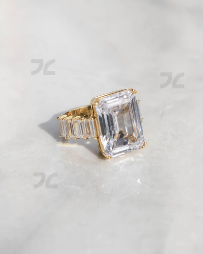 Emerald Cut Diamond Ring
