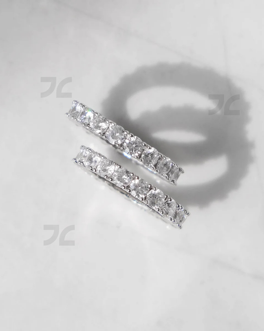 Silver Tennis Ring