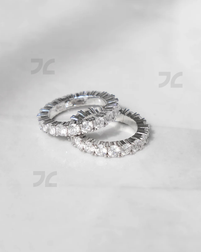 Silver Tennis Ring
