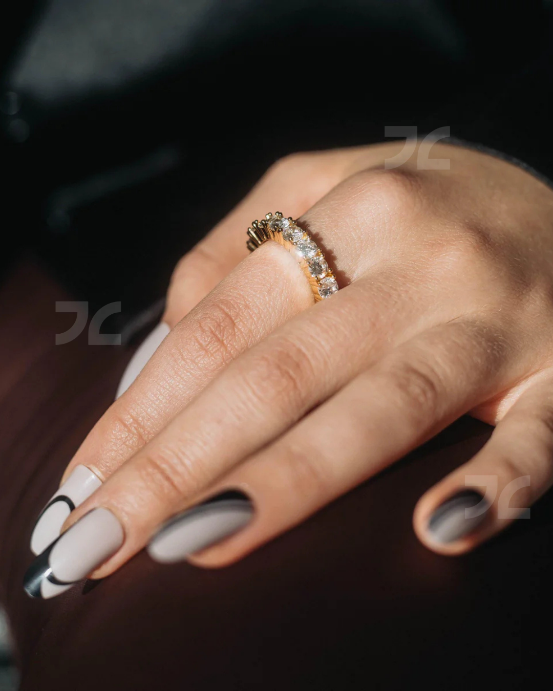 Silver Tennis Ring