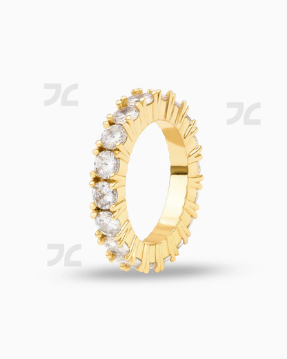 Silver Tennis Ring