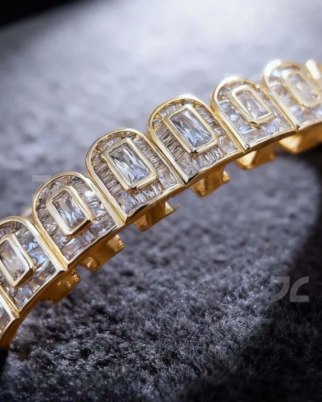 Iced Out 925 Silver Grillz Luxury Hip Hop VVS Moissanite Diamond Hip Hop Dental Grillz Set