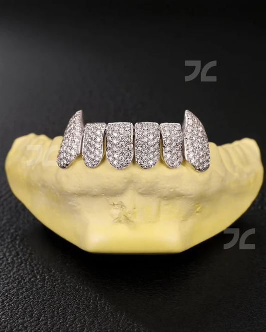 VVS Moissanite Diamond 925 Silver Iced Out Custom Hip Hop Grillz