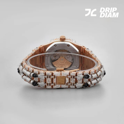 Bling Men’s Watch – Full Iced Moissanite Diamonds & Roman Dial By Ivevar