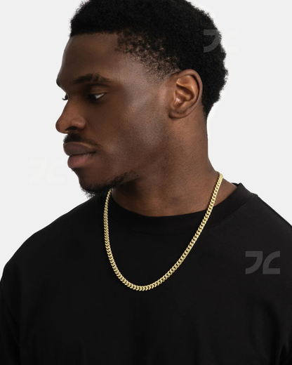 3mm Cuban Link Chain Gold