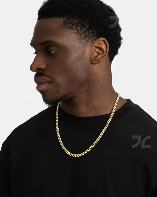 3mm Cuban Link Chain Gold