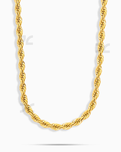 3mm Rope Chain Gold