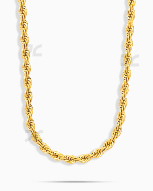 3mm Rope Chain Gold