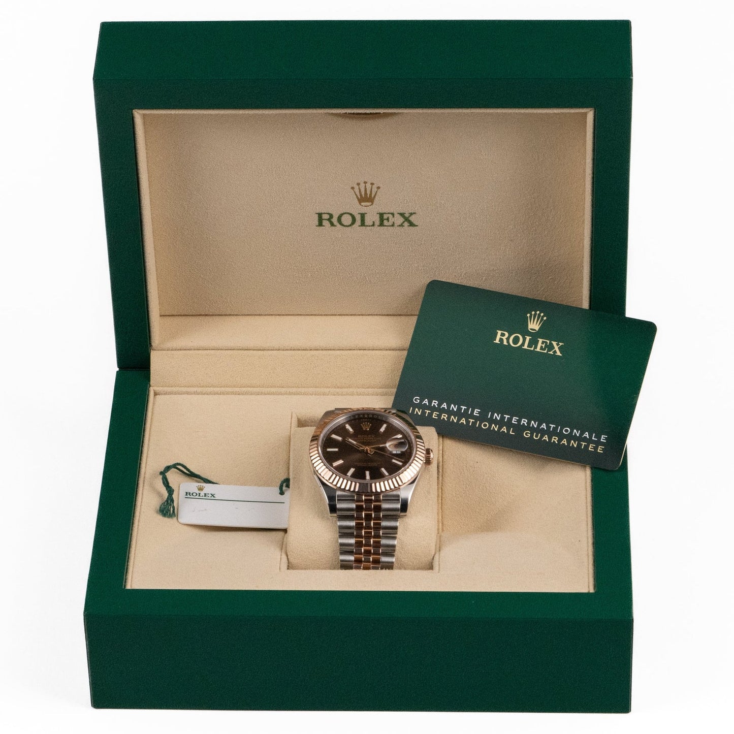 Rolex Datejust 41 126331 Stainless Steel Rose Gold Chocolate Dial Jubilee (New)